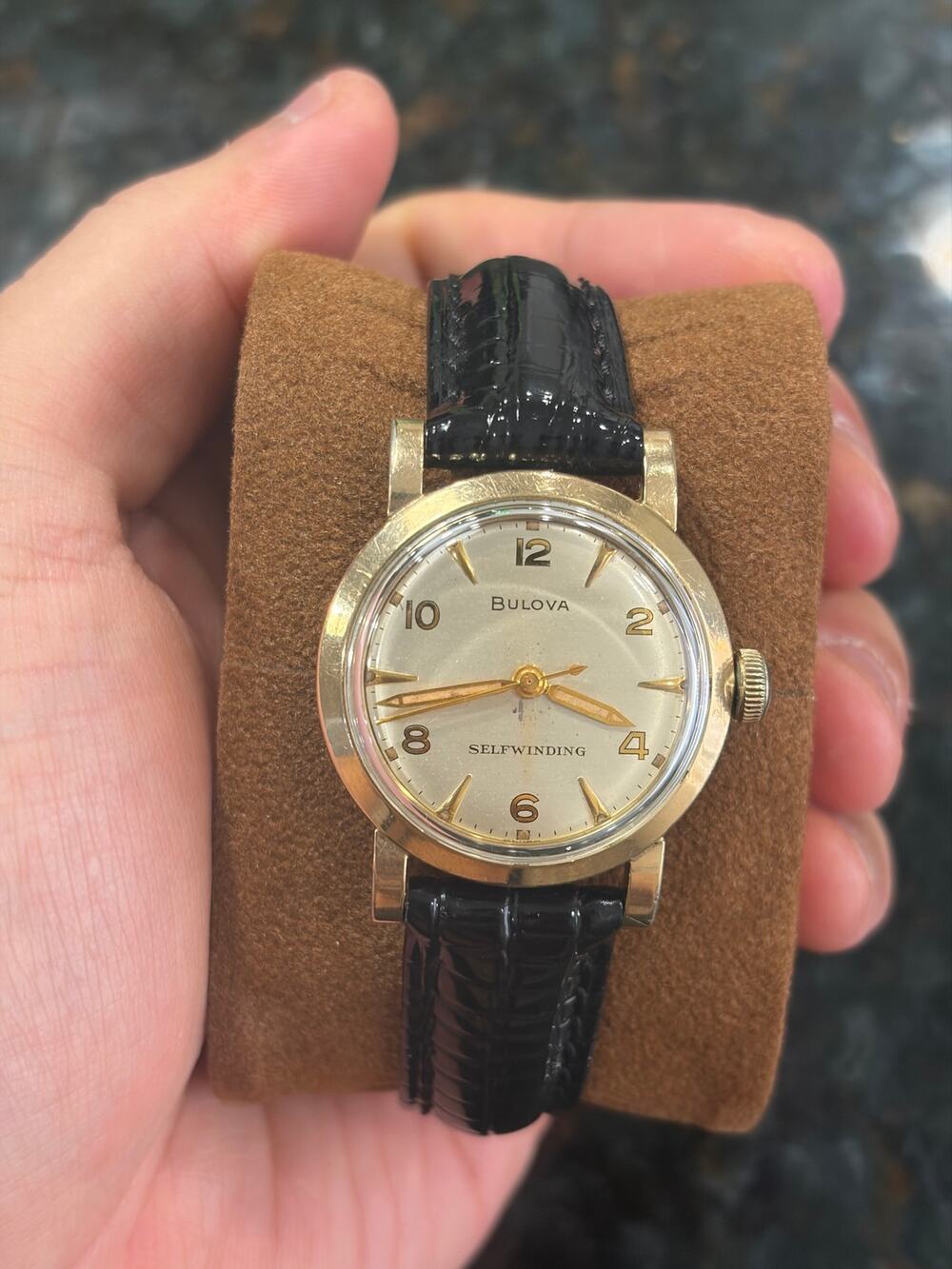 Vintage Bulova Self-Winding Watch 10K Gold-Filled Classic Mid-Century Style
